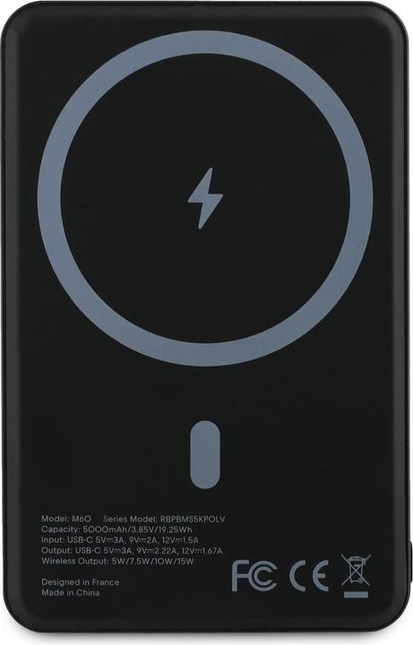 Produktbild iLike Power bank - Red Bull Two Bulls Logo MagSafe Powerbank 5000mAh Navy (5000 mAh, 15 W, 19.25 Wh)