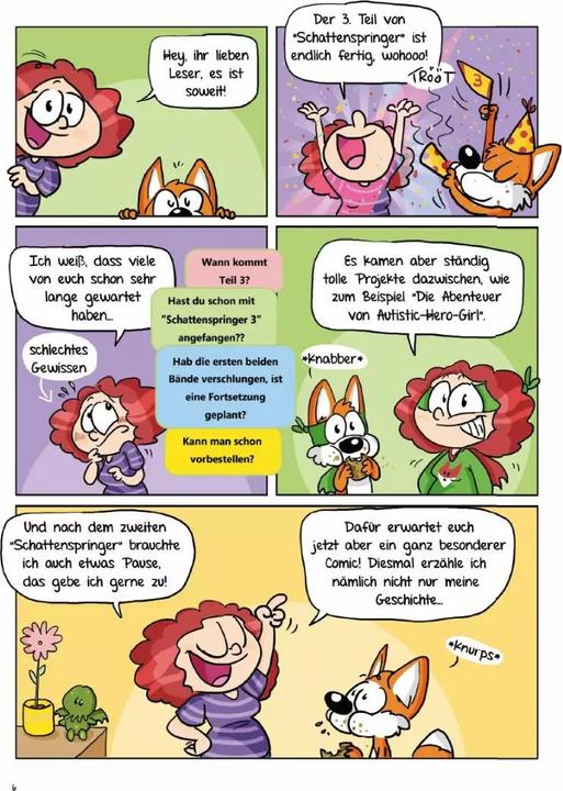 Actual product image Panini Schattenspringer (German, Daniela Schreiter, 2018)