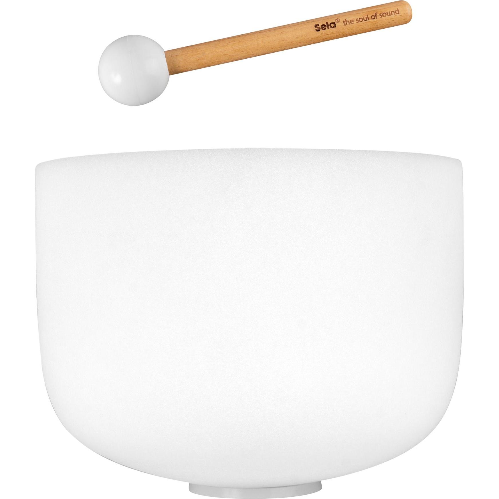 Sela SECF12E Crystal Singing Bowl Set - Frosted (E: 440 Hz) (Klangschale), Perkussion, Transparent