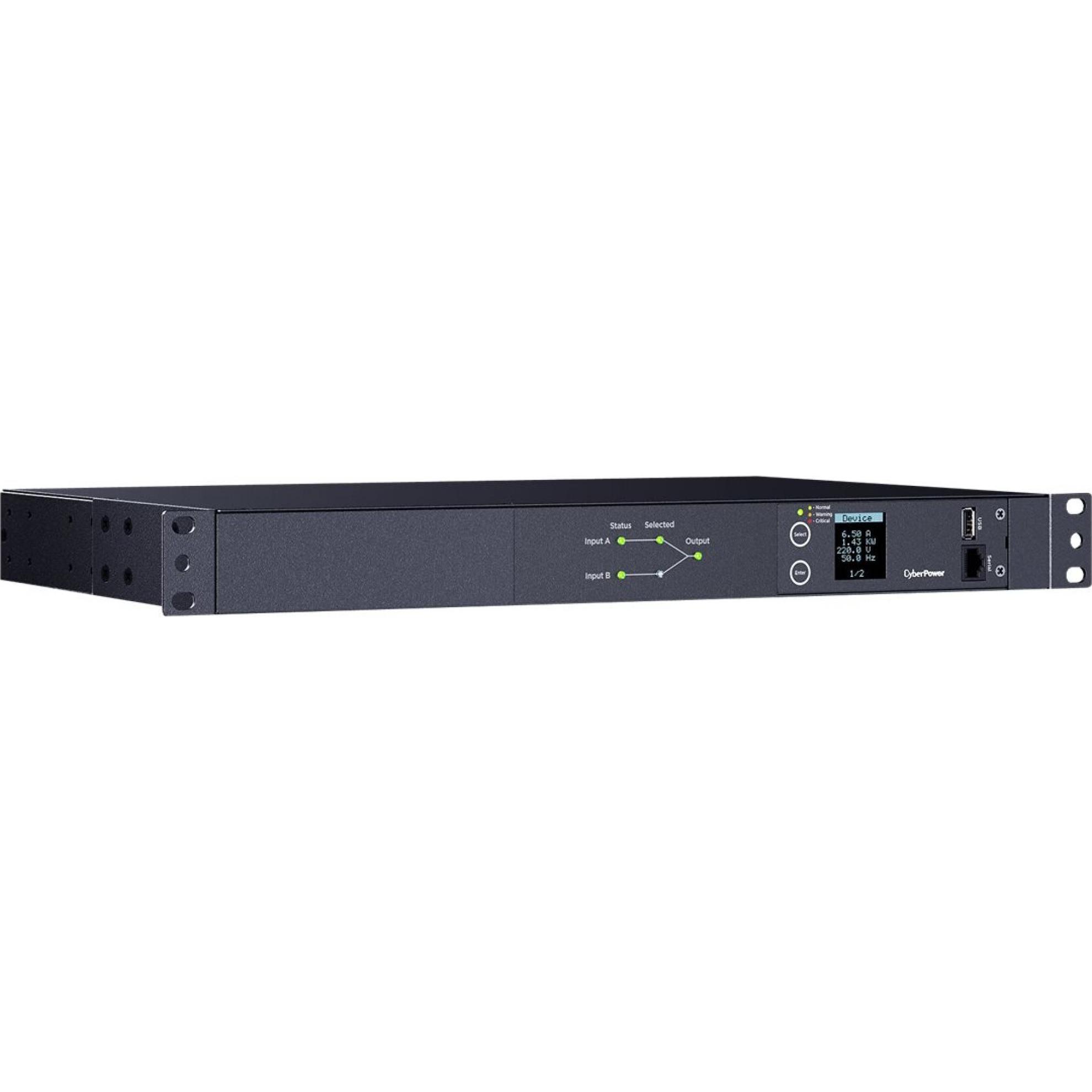 Thumbnail - Cyberpower PDU ATS Switch 2xIEC-C14 12xIEC-C13, USV Zubehör