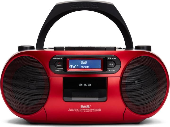 Produktbild Aiwa BBTC-660DAB/RD rot (DAB+, FM, Bluetooth)