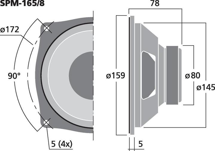 Immagine prodotto Monacor SPM-165/8 (1 pz.)