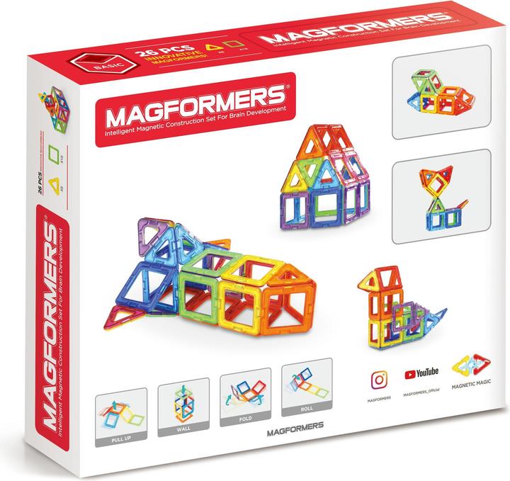 Magformers Magnetic set, 26 pcs.