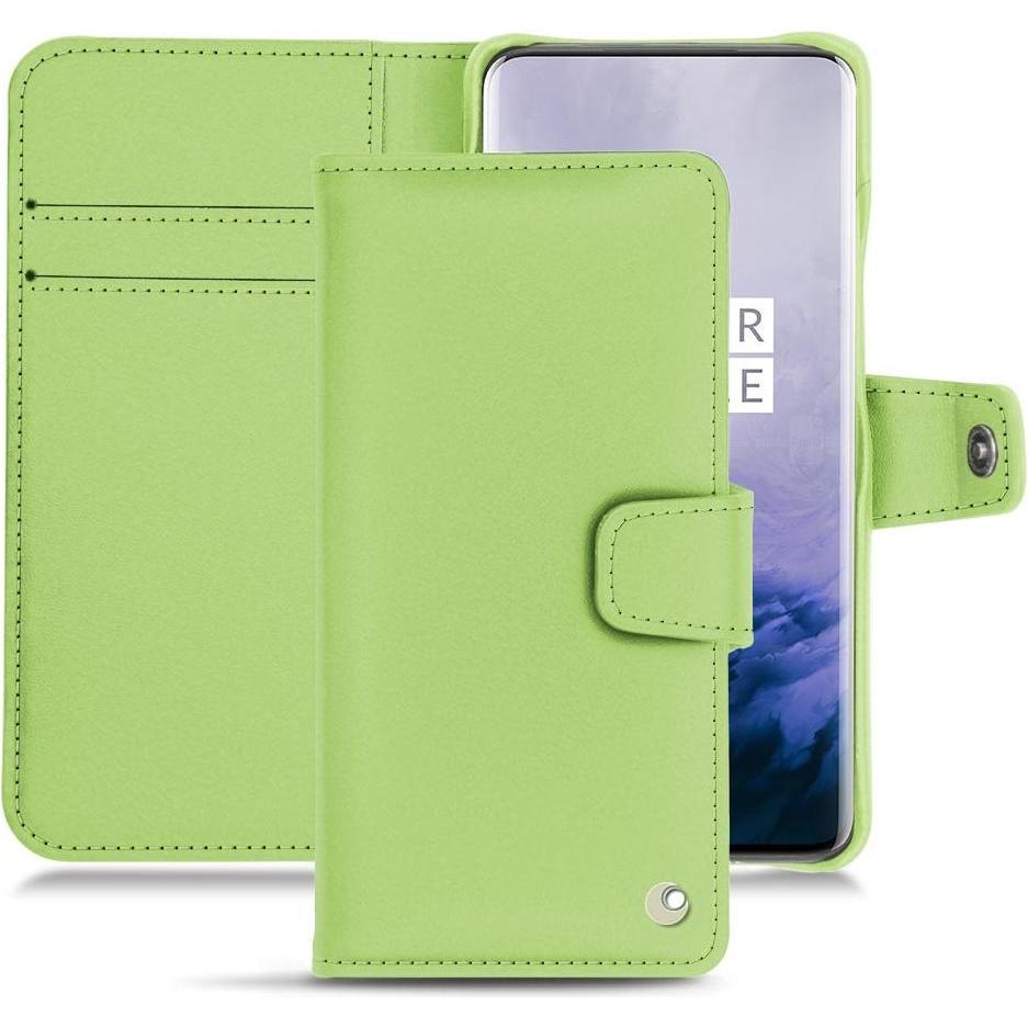 Noreve Lederschutzhülle Wallet (OnePlus 7 Pro), Smartphone Hülle, Grün