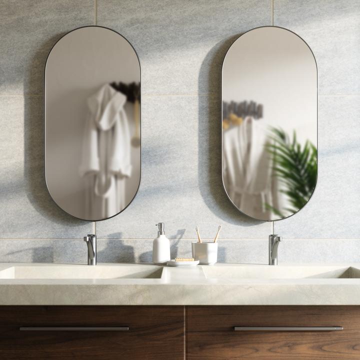 Image du produit Umbra HUBBA PILL MIRROR 91x45 TITANIUM (91 x 4 cm)