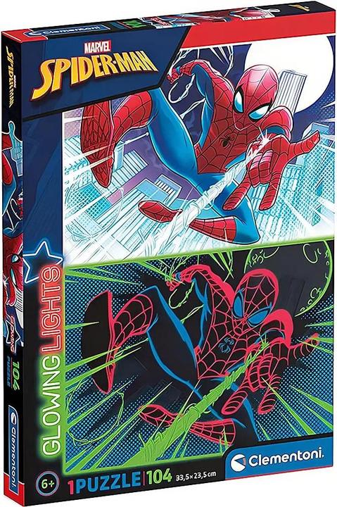 Produktbild Clementoni Glow in the Dark Spiderman (104 Teile)