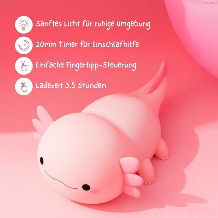 Produktbild Hermex LED-Axolotl-Nachtlicht Tischleuchte