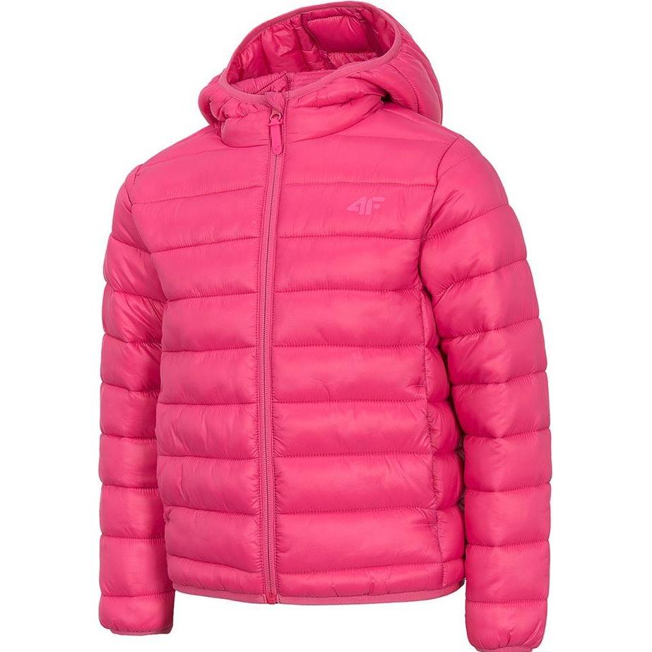 4F, Mädchen, Jacke, Kurtka dla dziewczynki fuksja HJZ20 JKUDP001A 55S 152cm (152), Rosa, 152