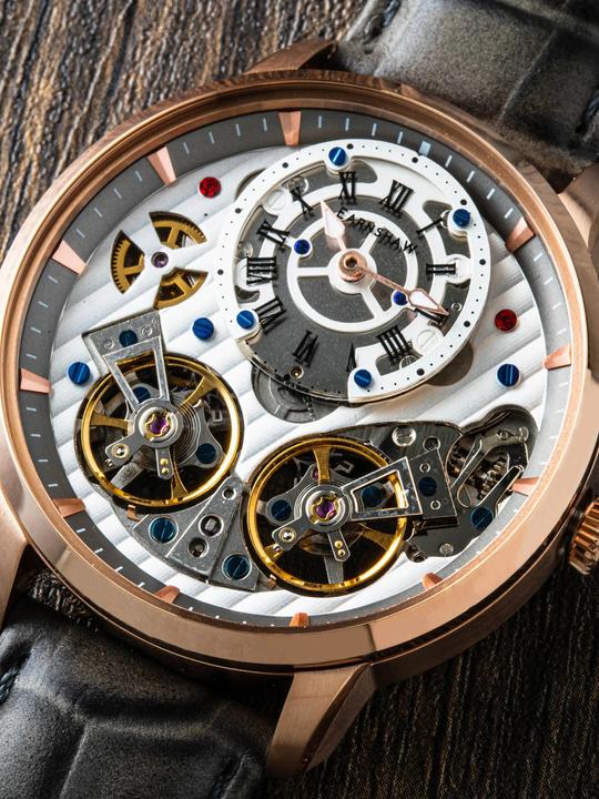 Immagine prodotto Thomas Earnshaw ES-8273-07 Brewster Doppio Barile Automatico 42mm (Orologio da polso analogico, 42 mm)