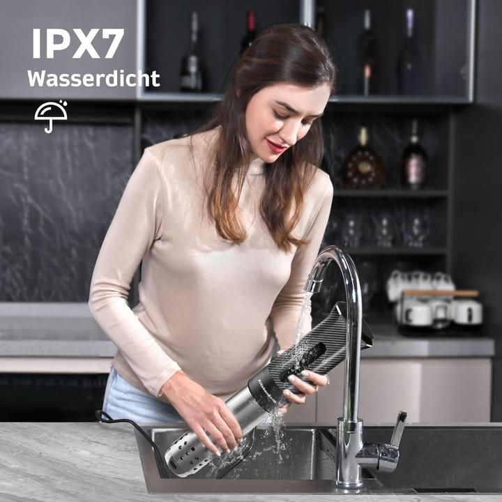 Productafbeelding KitchenBoss Sous Vide Garer Stick Wi-Fi mit App-Steuerung