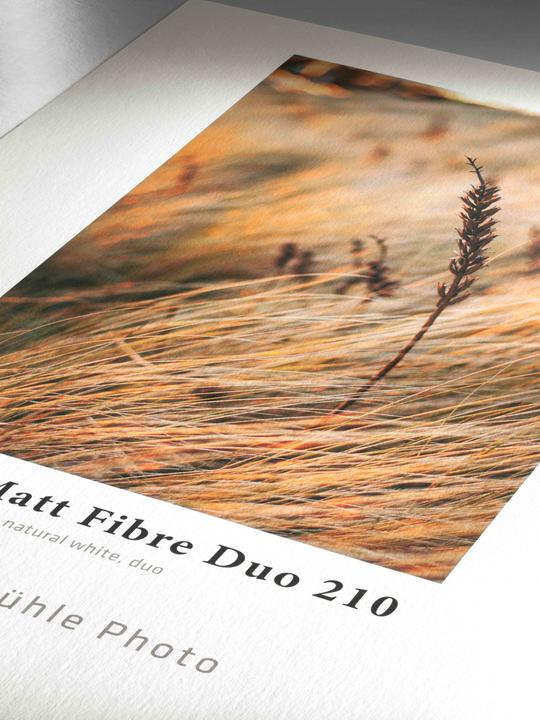 Actual product image Hahnemühle Photo Matt Fibre Duo A 4 warm white 210 g 25 sheets (210 g/m², A4, 25 x)