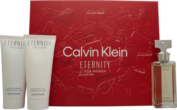 Actual product image Calvin Klein Eternity Christmas 2023 Eau de Parfum 50 / Body Lotion 100 / Shower Gel 100 (Perfume set)