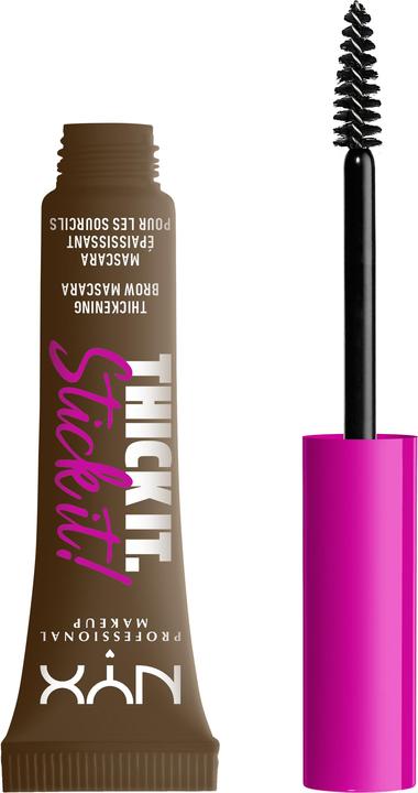 NYX Professional Make-Up Épaissir le tout. Stick it! Mascara à sourcils Brunette (Brunette)