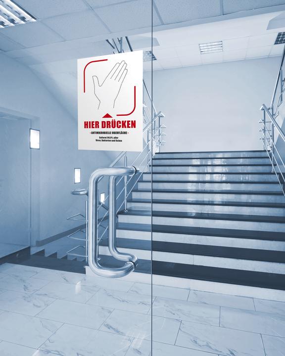 Productafbeelding Avery AVZ L8001-10 Antimicrobiële etiketten 210x297mm wit