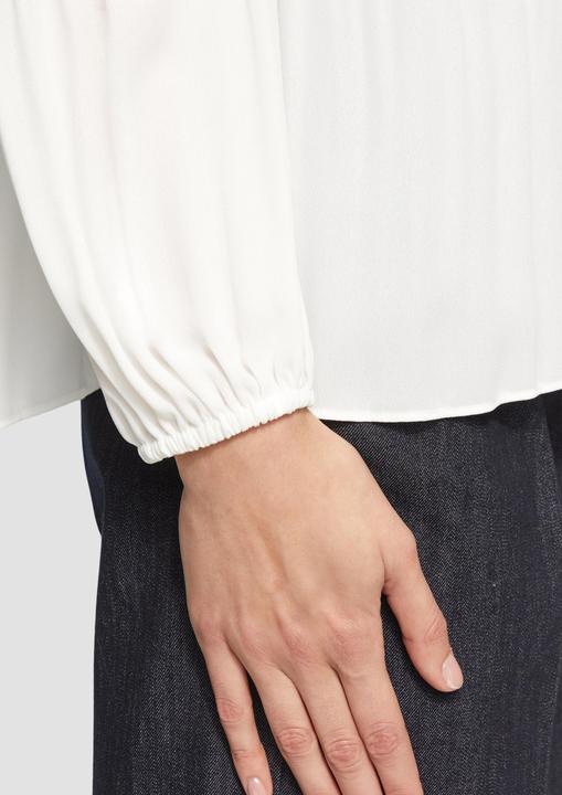 Immagine prodotto S.Oliver Bluse Plissierte Bluse aus Crêpe mit Stehkragen (44)