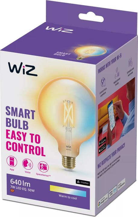 Productafbeelding WiZ Vintage gloeidraad (E27, 6.70 W, 640 lm, 1 x, E)