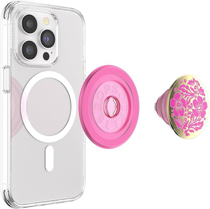 Actual product image PopSockets Halterung PopGrip Lace Hot Pink Enamel, Befestigung