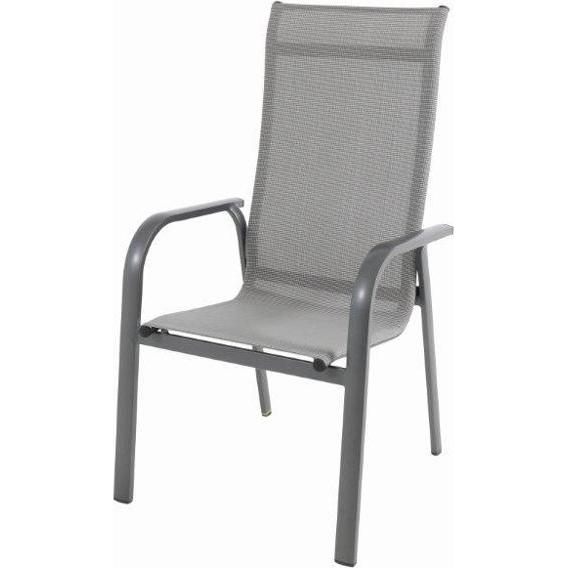 2x Royal Garden, Gartenstühle, Widoo Hochlehner Aluminium