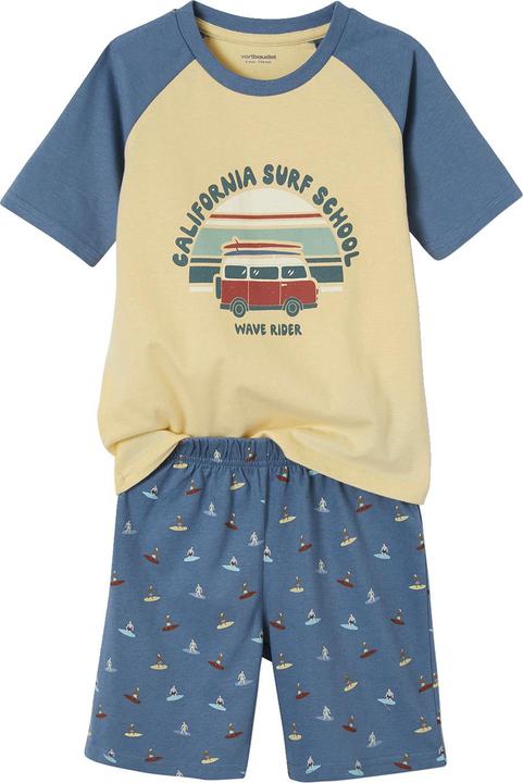 Produktbild Vertbaudet 2er-Pack kurze Jungen Schlafanzüge „Summer Surf“ (92)