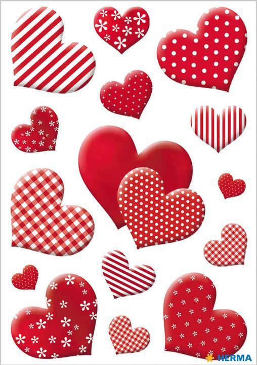 Produktbild HERMA Sticker Herzen