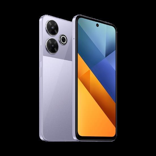 Actual product image Xiaomi Poco M6 EU (128 GB, Purple, 6.79", Hybrid Dual SIM, 4G)