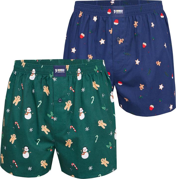 Actual product image Happy shorts Boxer XMAS (XL, pack of 2)