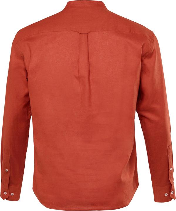 Immagine prodotto JP1880 Camicia in misto lino dalla vestibilità moderna con colletto alla coreana e maniche lunghe (4XL)