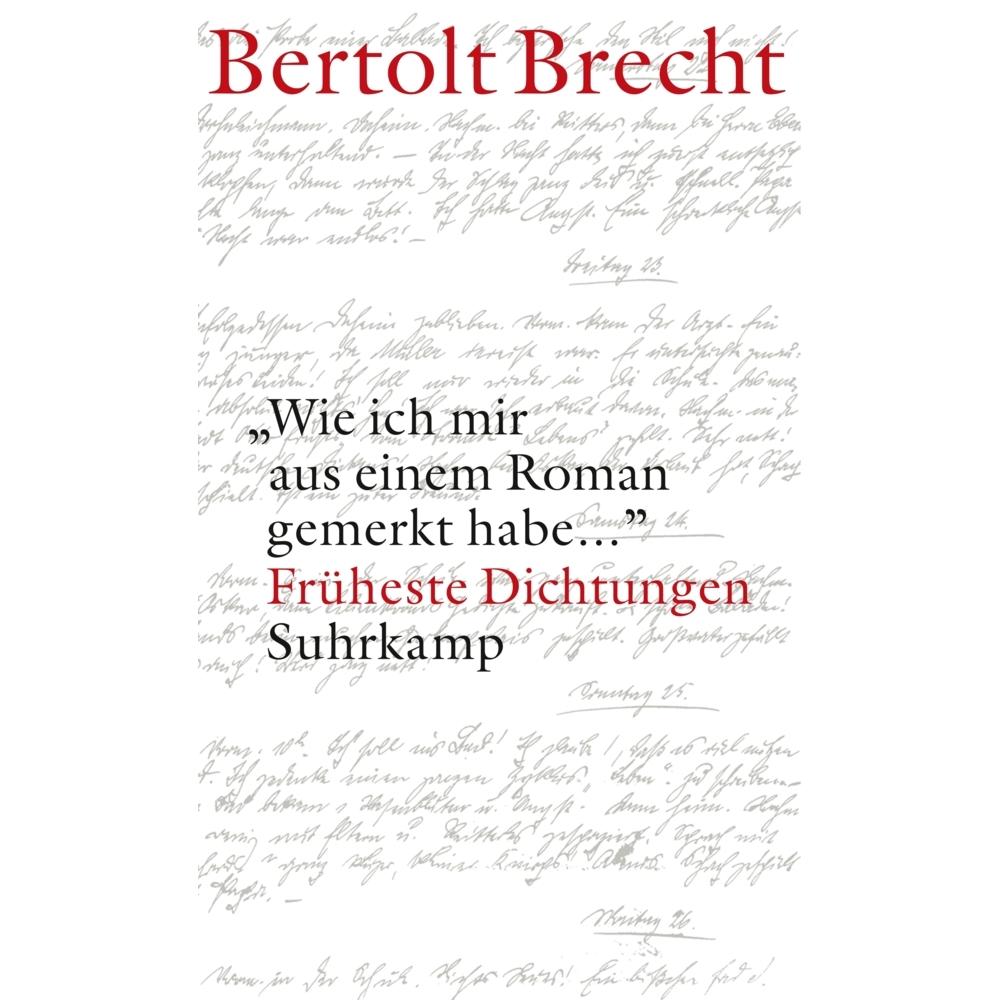 'Wie ich mir aus einem Roman gemerkt habe...', Sachbücher von Bertolt Brecht