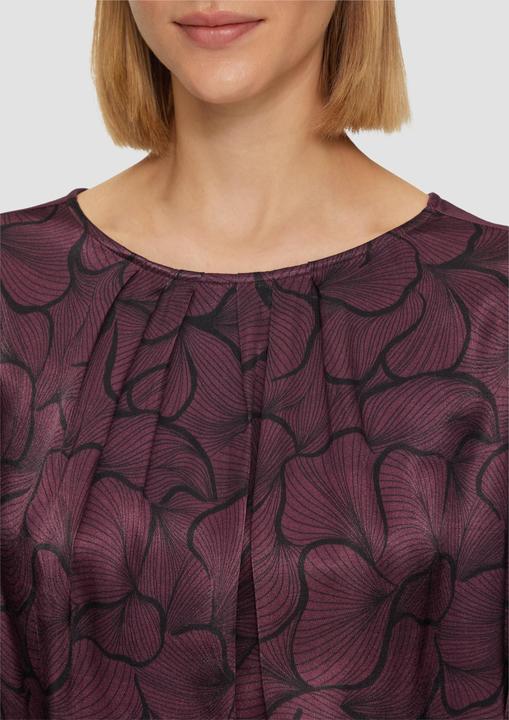 Actual product image S.Oliver T-Shirt Shirt im Fabricmix mit Raff-Details (42)