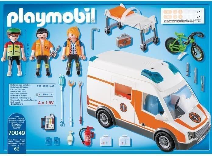 Image du produit Playmobil Ambulances et ambulances (70049, Playmobil City Life)