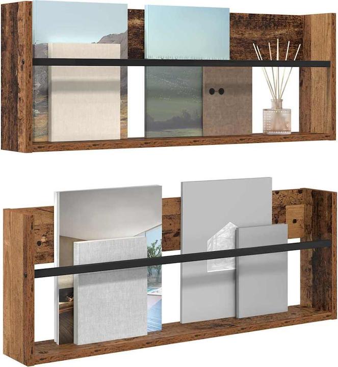 Actual product image vidaXL Wandaufbewahrung (12 x 12 x 30 cm)