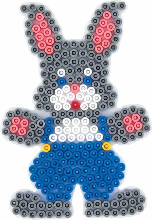 Hama Perlen Bead Plate Rabbit