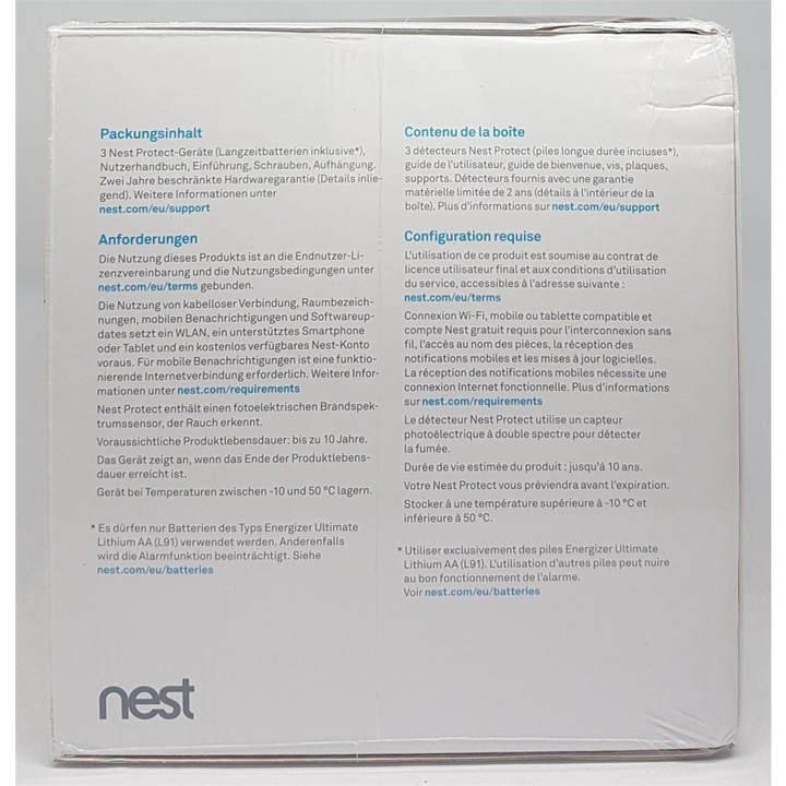 Immagine prodotto Nest Protect Set di 3