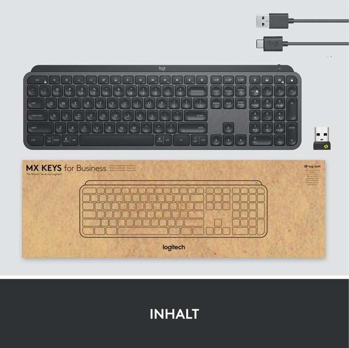 Image du produit Logitech MX Keys Business (CH, Sans fil)