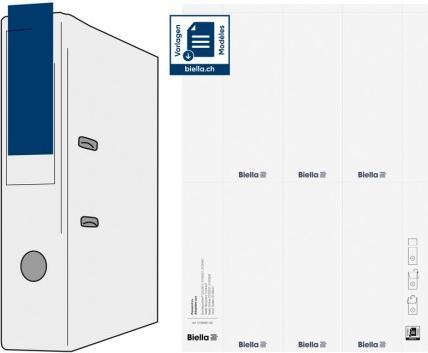 Actual product image Biella Back labels