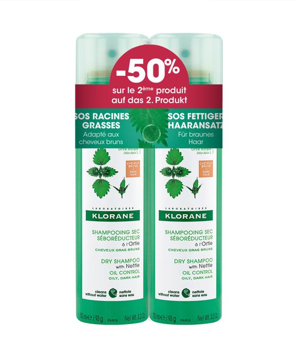 Actual product image Klorane Promo Dry Shampoo Nettle Tinted (300 ml, Dry shampoo)