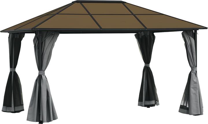 Outsunny Gartenpavillon mit Reissverschlüssen (300 cm, 400 cm)