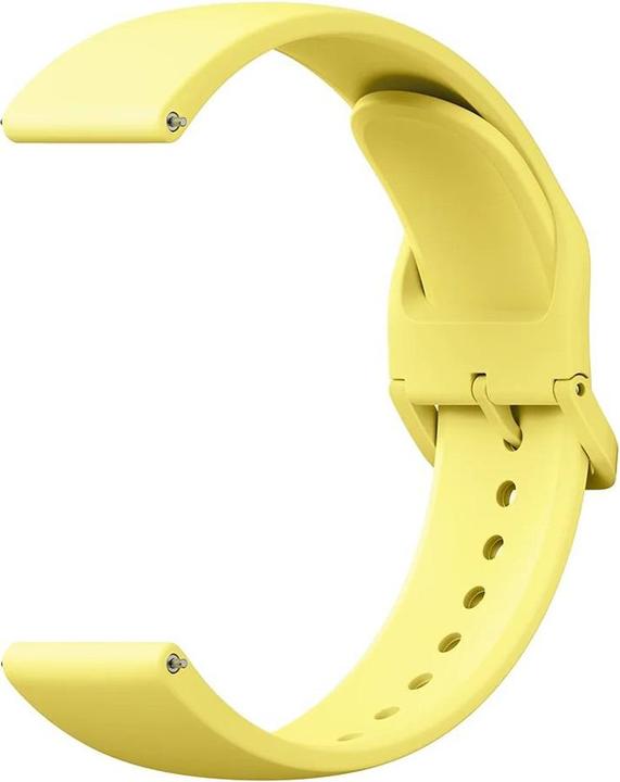 Actual product image Xiaomi Strap | 135mm - 205mm | Watch TPU Strap | Lemon Yellow (TPU)