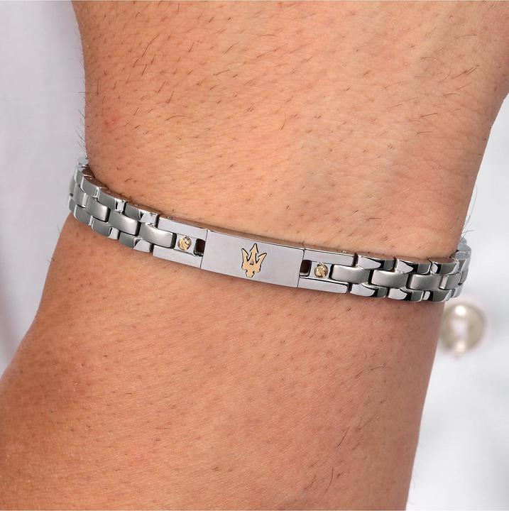 Immagine prodotto Maserati Armband (22 cm, Acciaio inossidabile)