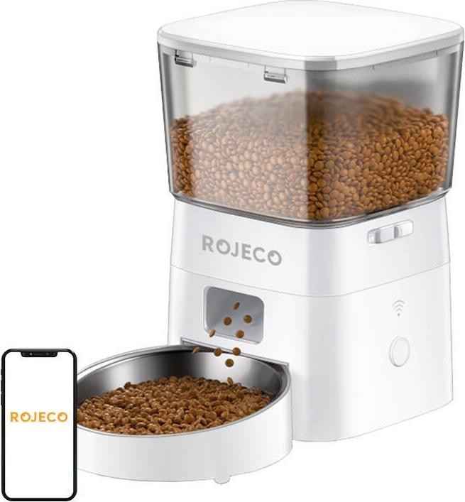 Productafbeelding Rojeco Inteligentny dozownik karmy 2L Pet Feeder WiFi-versie (2 l)