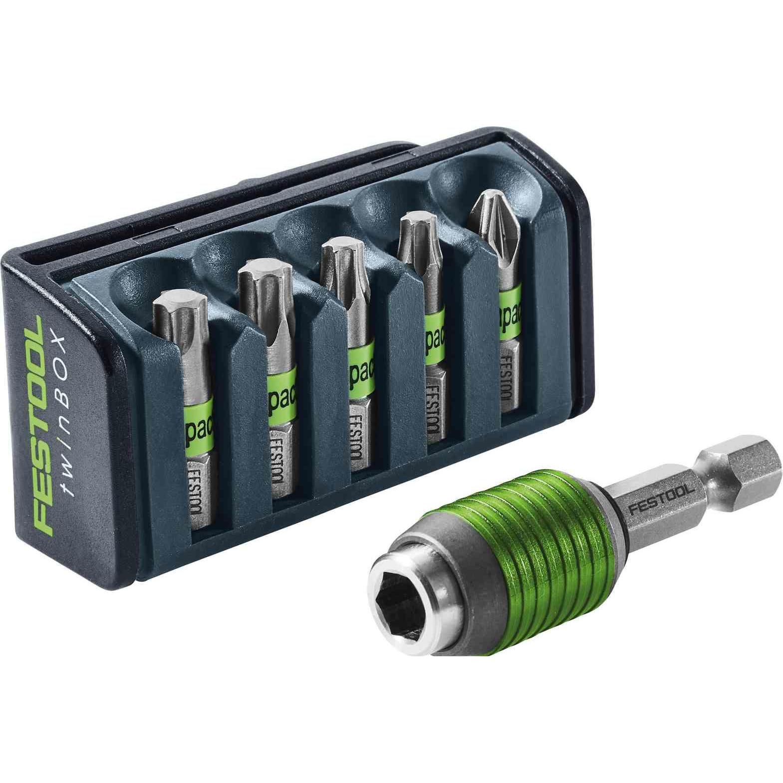 Festool, Bits, Bitkassette BT-IMP SORT3 (TX20, TX40, TX25, TX30, 5 x Festool Bits, PZ2)