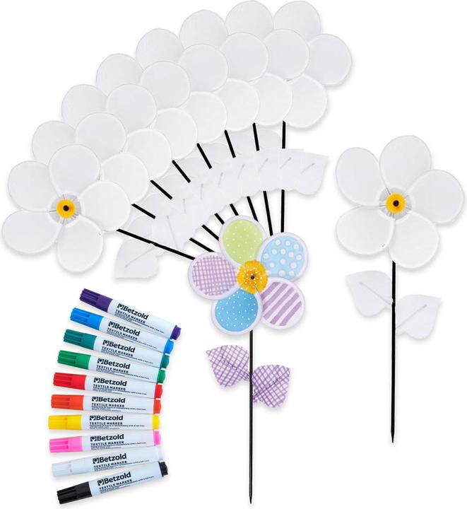 Produktbild Betzold Bastel-Set Windrad-Blumen