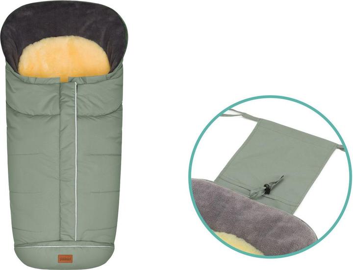 Image du produit Fillikid Fleece-Fusssack Nanga mit Lammfellauflage