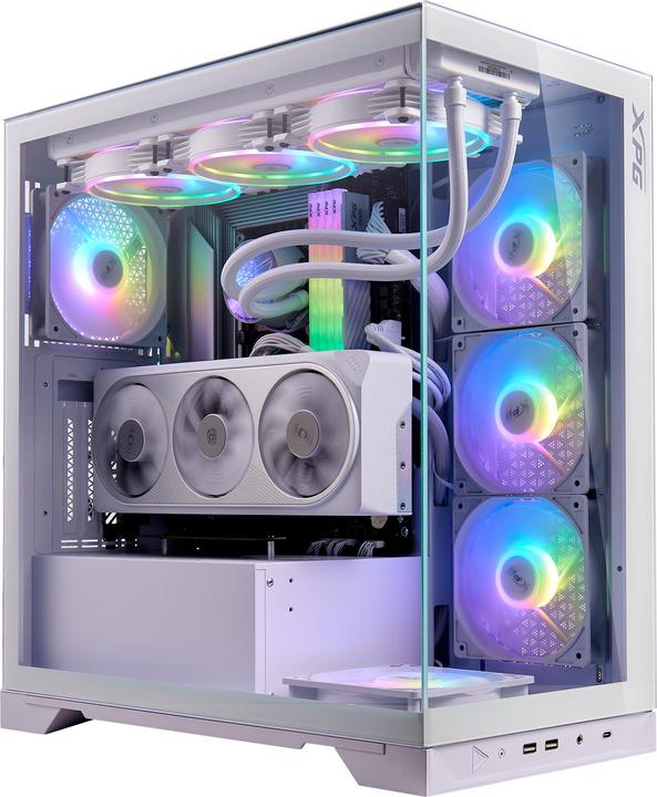 Adata XPG INVADER X/Midi Tower/Transpar./B??l?? (ATX, Mini-ITX, mATX)