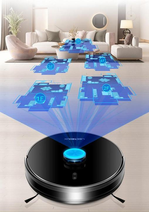 Image du produit Liectroux Aspirateur robot X6, navigation laser, puissance d'aspiration 6500 Pa