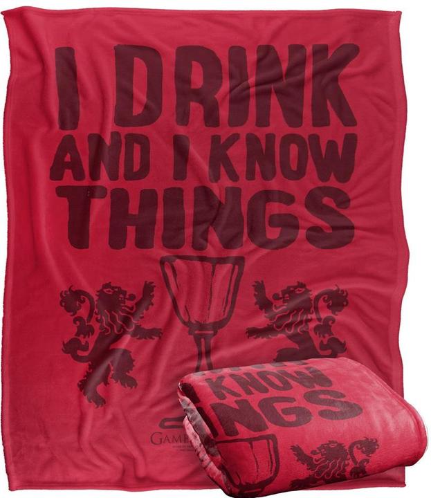 Produktbild Game of Thrones Decke I Drink And I Know Thinga (152 x 127 cm)