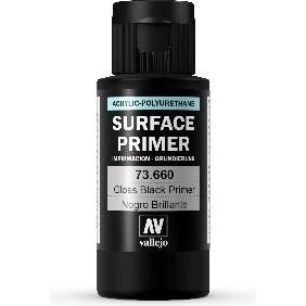 Vallejo Surface Primer - Gloss Black Primer (73.660) (73660)