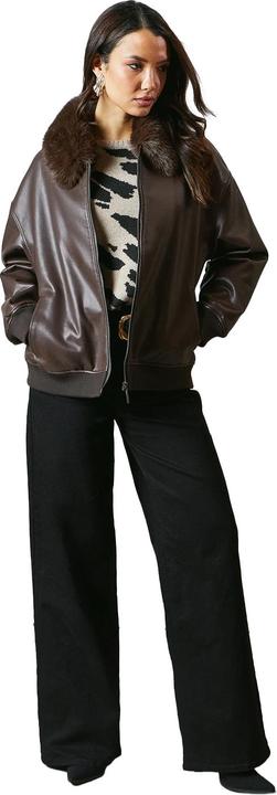 Immagine prodotto Principles Bomber Collo in Pelliccia Sintetica Donna (36)