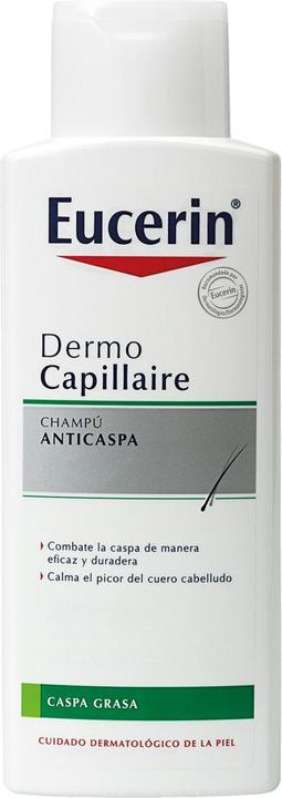 Actual product image Eucerin DermoCapillaire Anti-Dandruff Gel Shampoo 250ml (250 ml, Liquid shampoo)