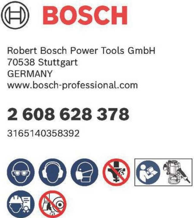 Productafbeelding Bosch Professional Zubehör Groeffrees 8 mm, D1 5 mm, L 12
